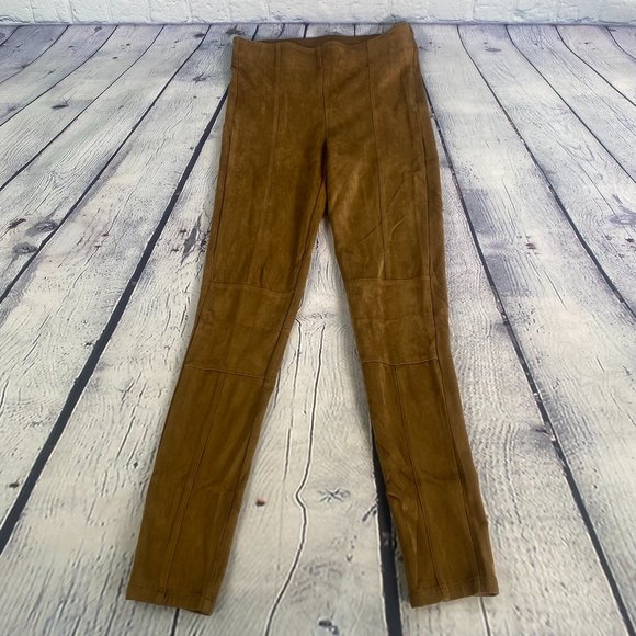 Ci Sono Pants - Ci Sono Faux Suede Saddle Legging Pants